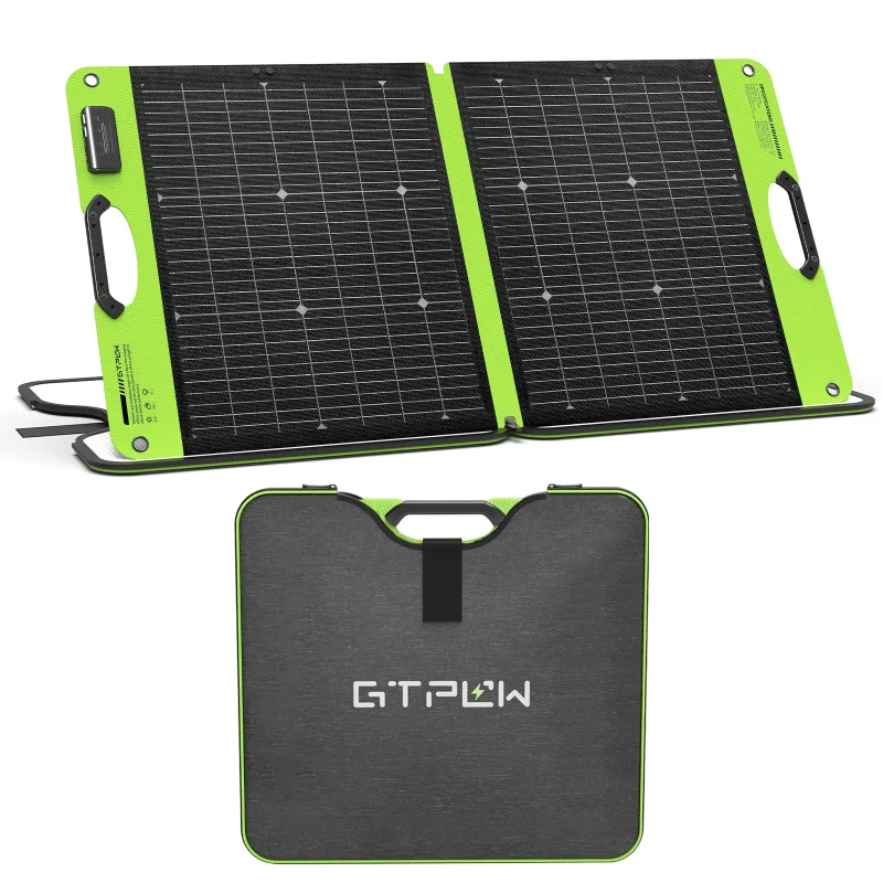主1 GTPOW 100W Bifacial Portable Solar Panel