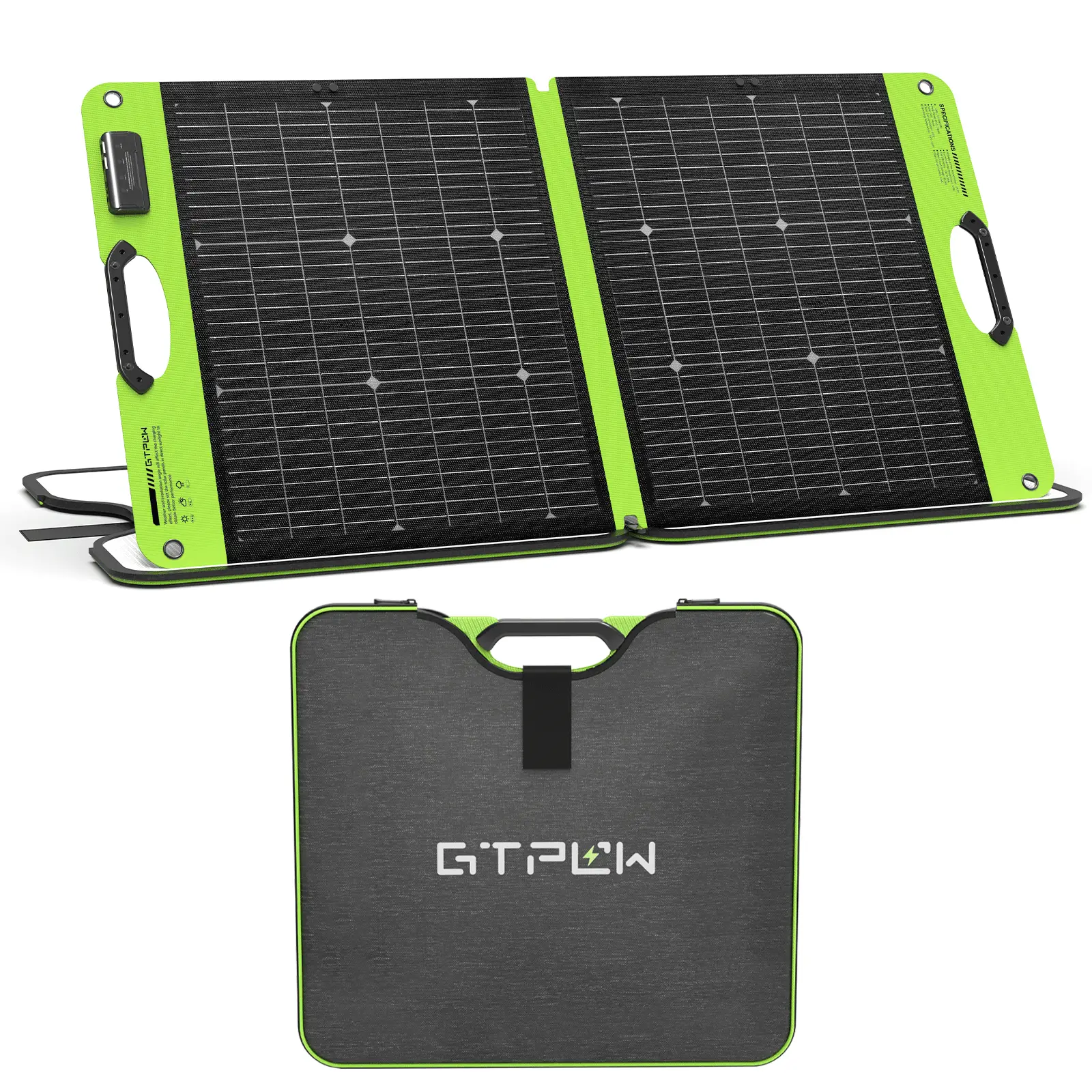 主1 GTPOW 100W Bifacial Portable Solar Panel