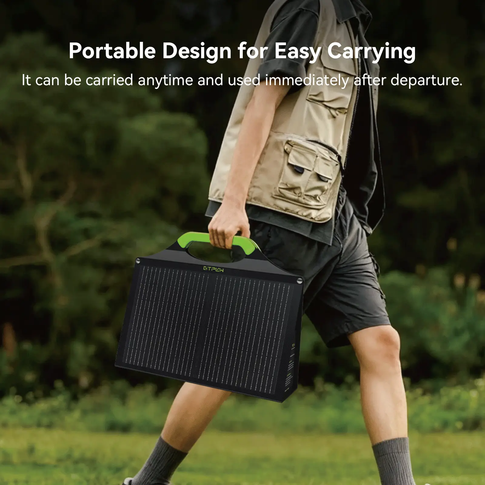 主3 GTPOW 45W Portable Solar Charger Tote