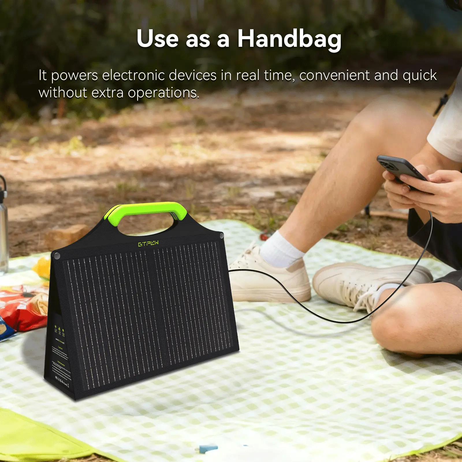 主5 GTPOW 45W Portable Solar Charger Tote