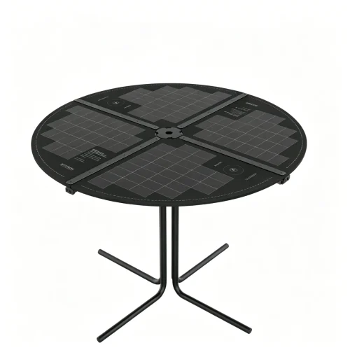 70W Foldable Wireless Charging Solar Table