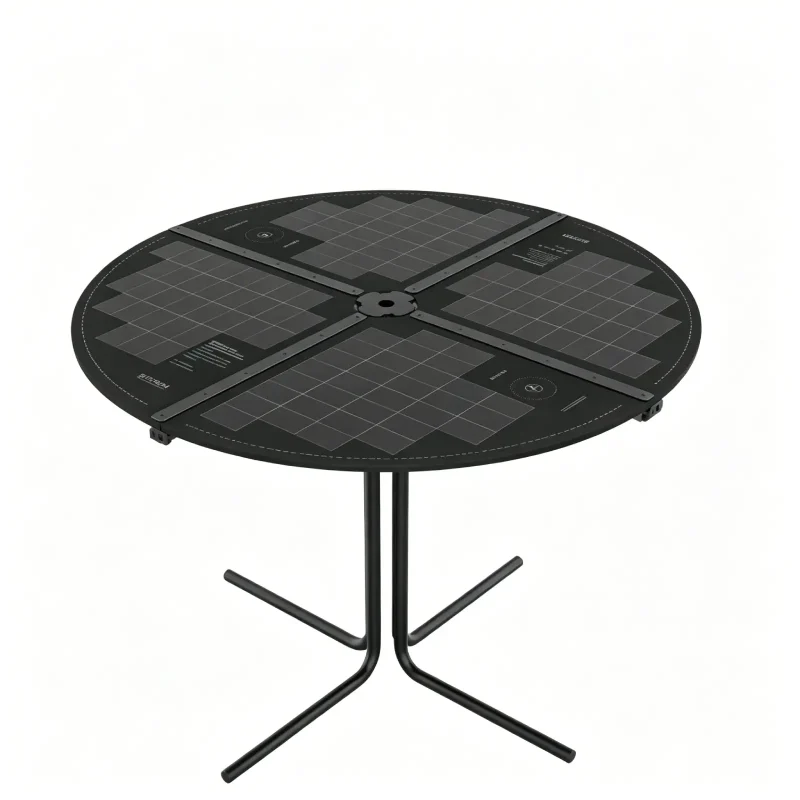 主图 (1) 70W Foldable Wireless Charging Solar Table