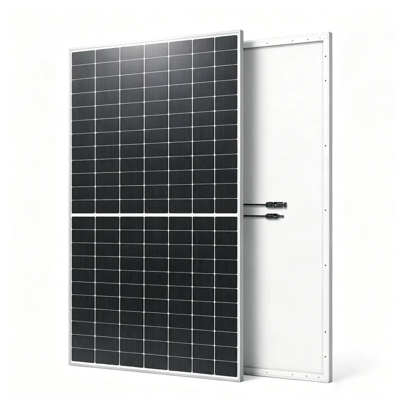 GTPOW 500W Glass Solar Panels-Frontal