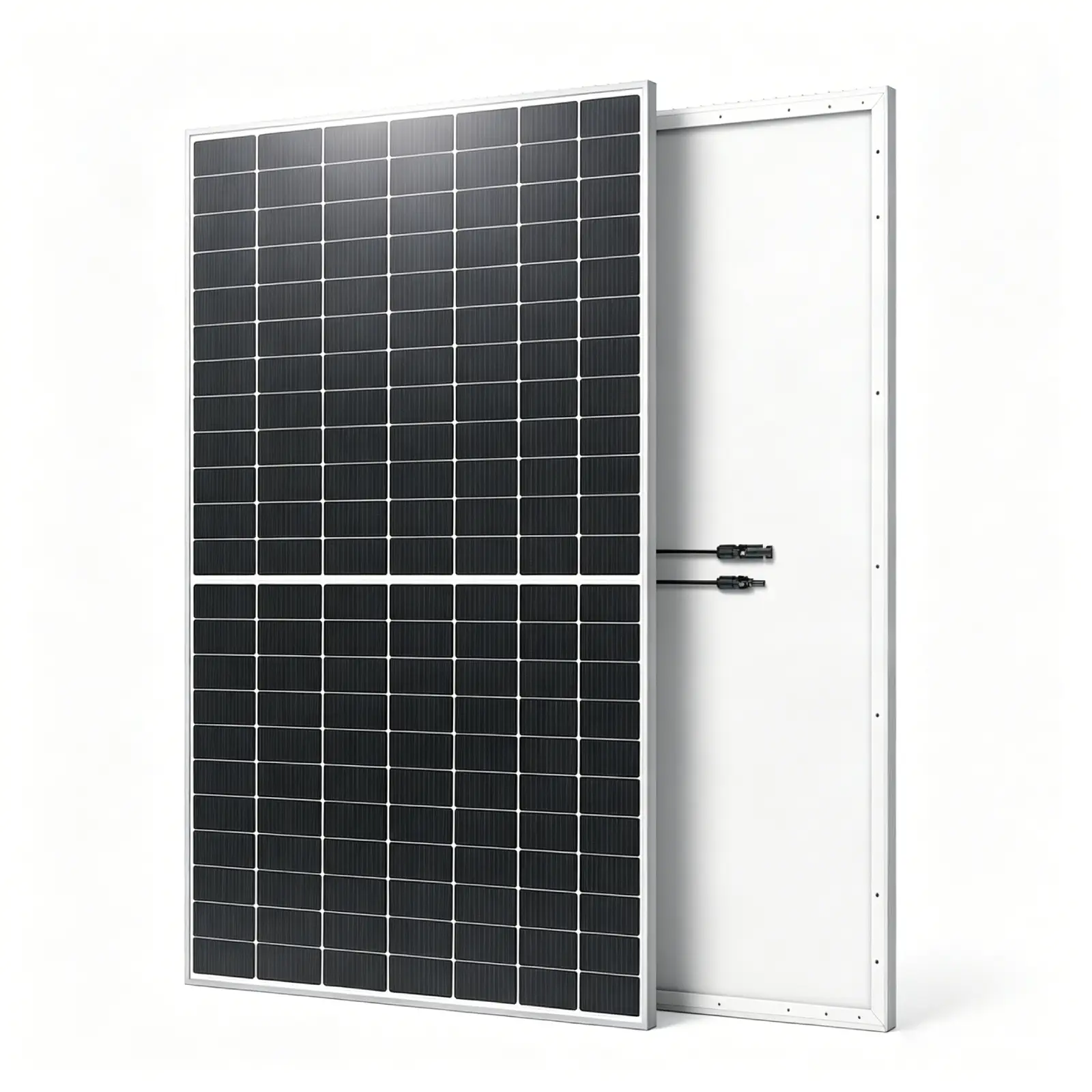 GTPOW 500W Glass Solar Panels-Frontal