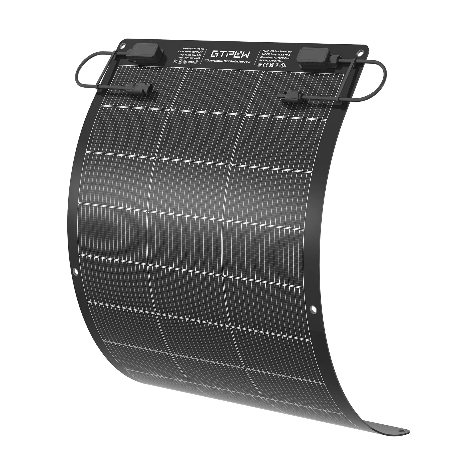 GTPOW 100W Flexible solar panel