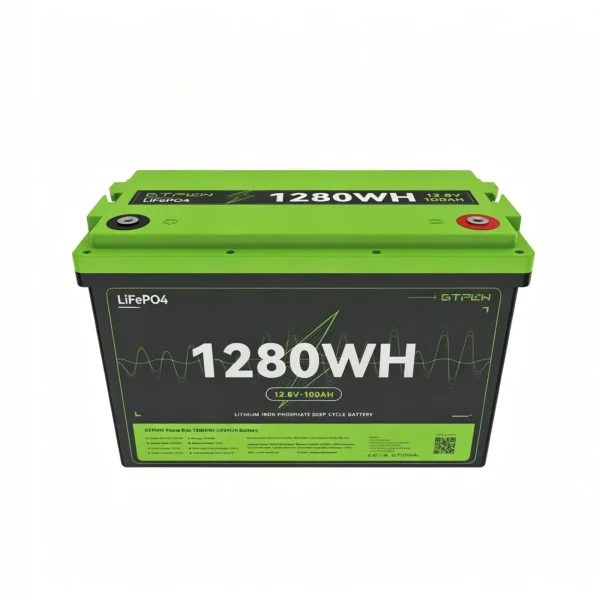 1280 1280Wh Lithium Iron Phosphate Deep-Cycle Battery