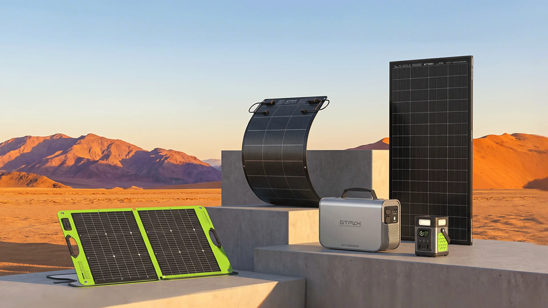 100W N-Type Foldable Portable Solar Panel