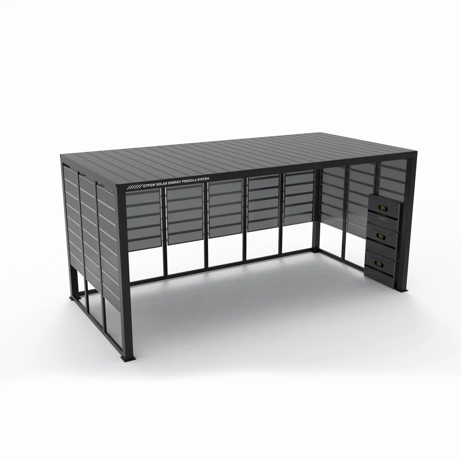 GTPOW Solar Carport Shade Pavilion