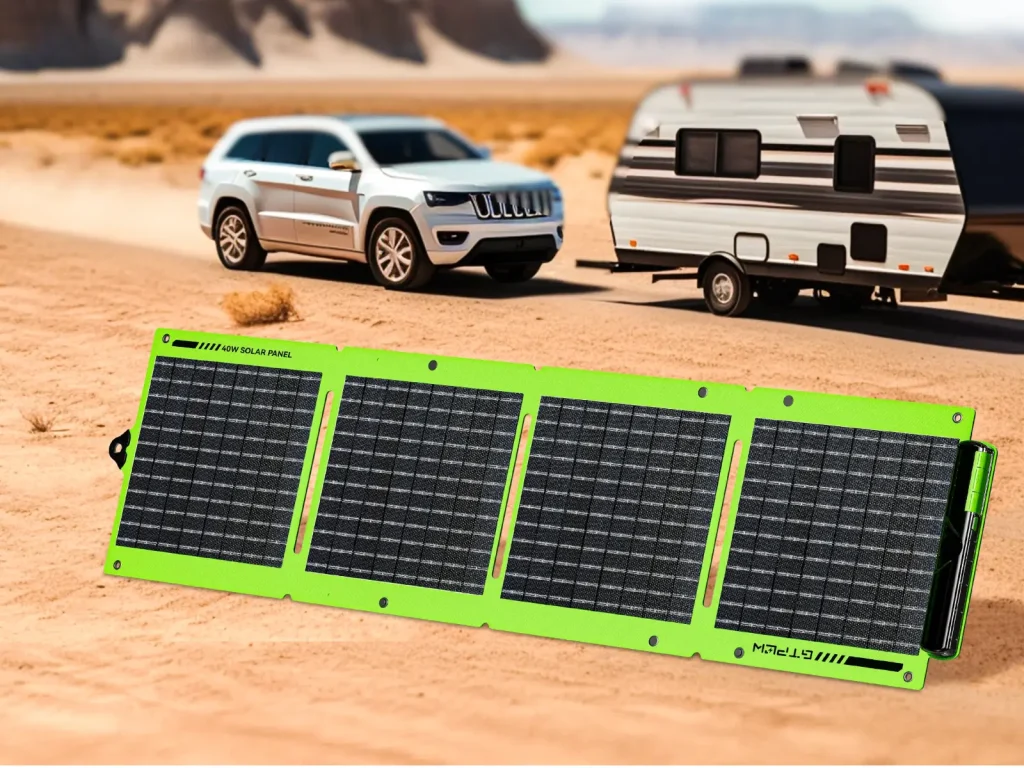 40W Bifacial Foldable Solar Panel