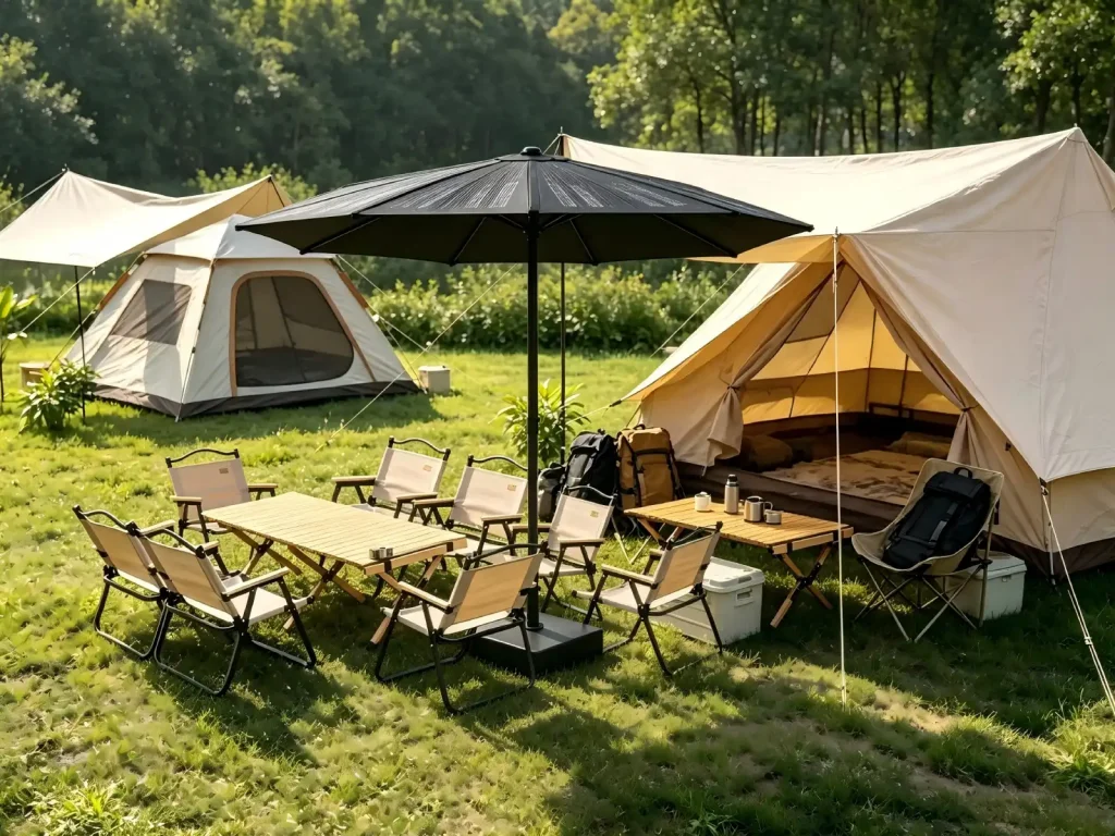 126W Solar Shade Umbrella: Turn Any Outdoor Space Into a Portable Off-Grid Power Station