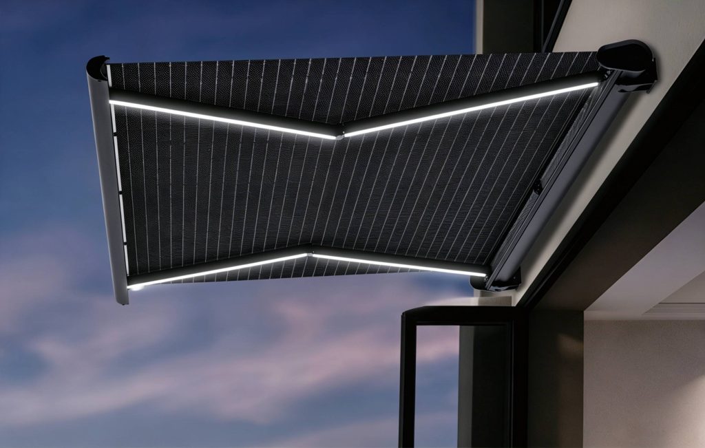Solar-powered canopy