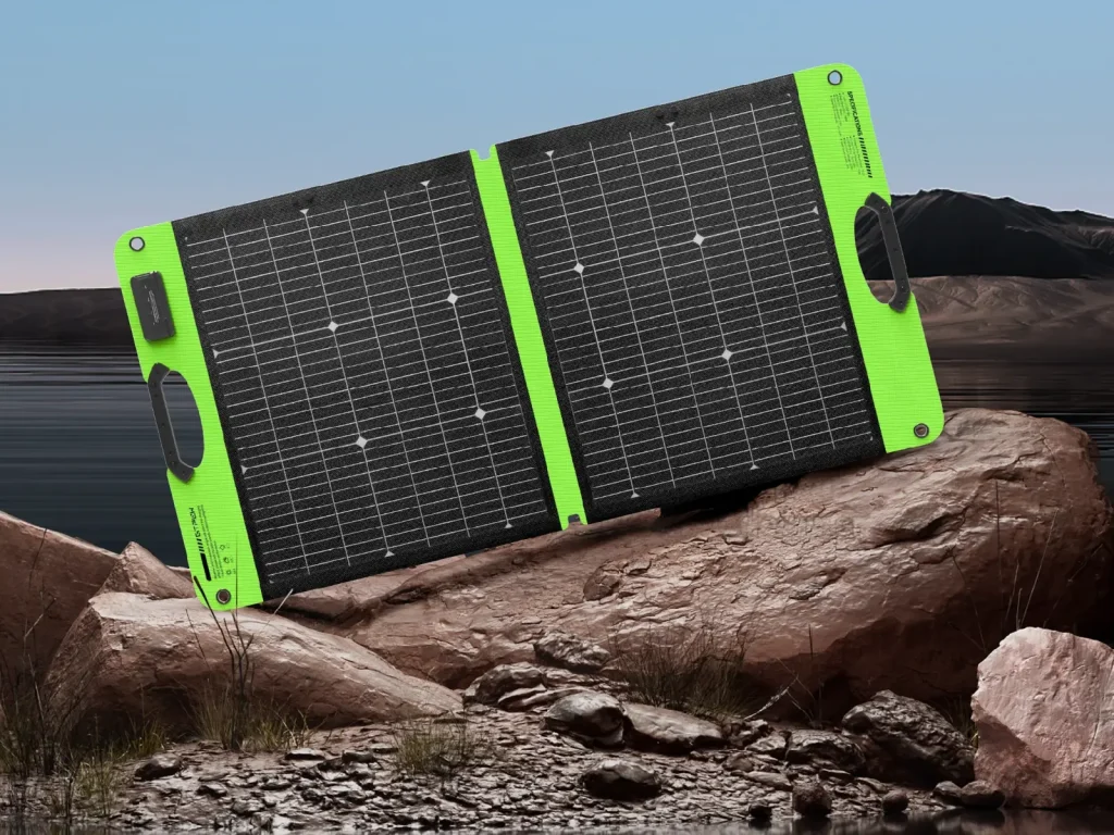 100W Bifacial Foldable Solar Panel