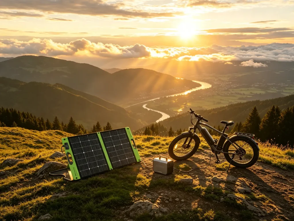 How to Charge an E-Bike with Solar Panels