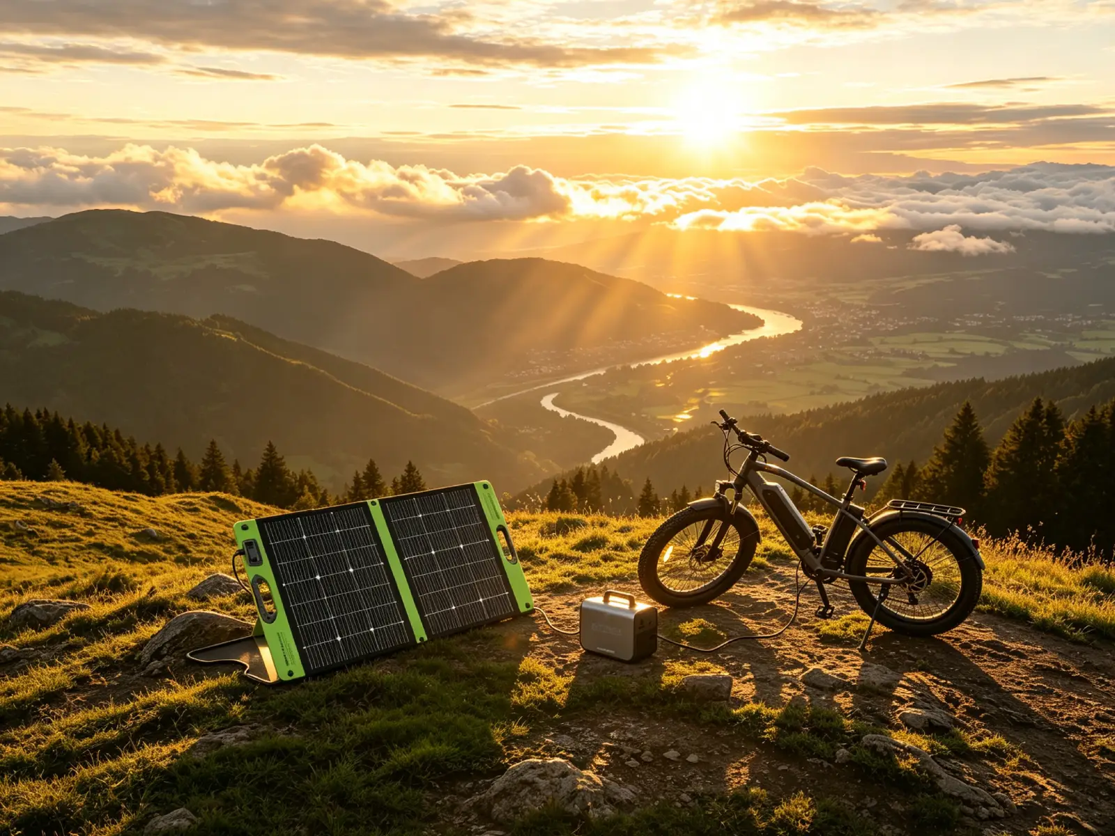 How to Charge an E-Bike with Solar Panels