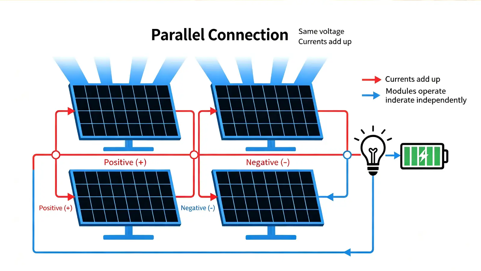 Solar Panels in Parallel: Increase System Output Current