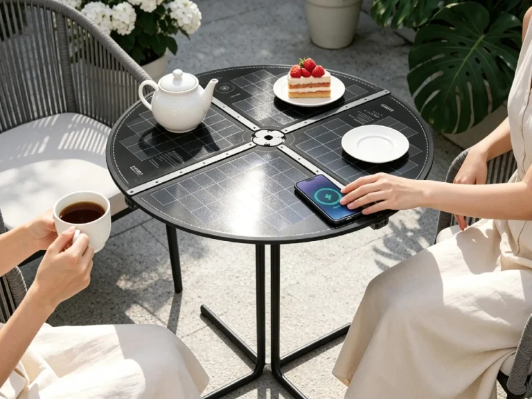 Outdoor Solar Table With Wireless Charging Manufacturer