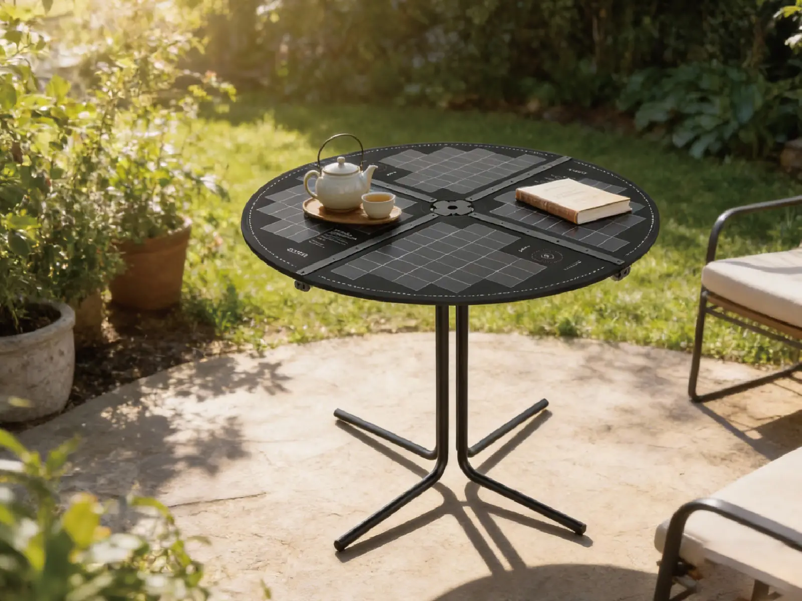 OEM ODM Solar Furniture Table