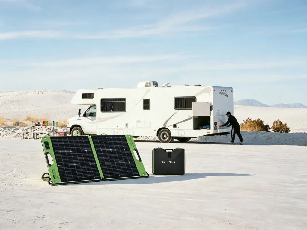 Best portable solar panel for camping, van life and backpacking