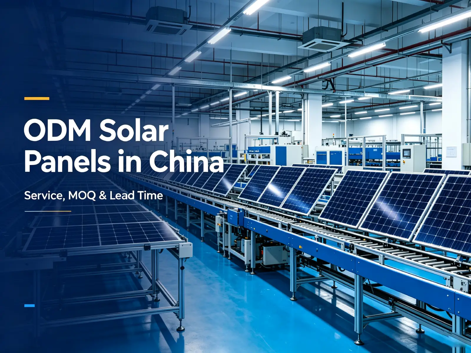 ODM solar panels in China factory production line for white‑label RV and balcony solar kit customization