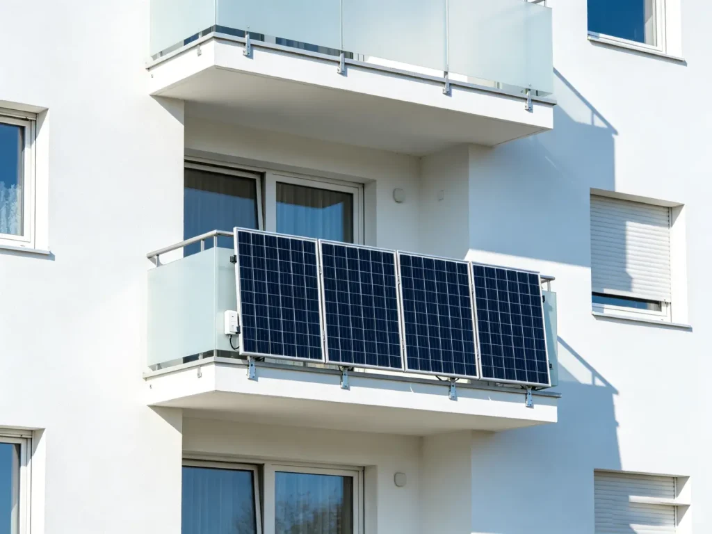 Plug-in solar panels