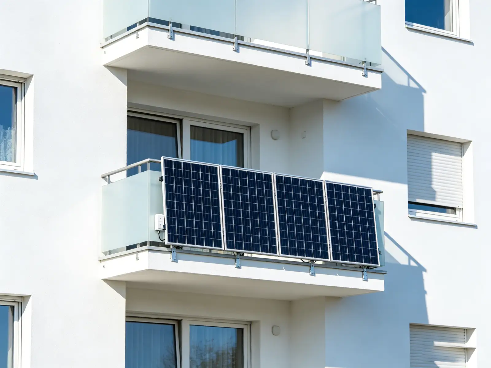 Plug-in solar panels