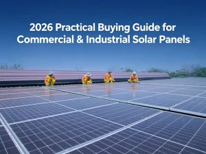 How to Select the Right Solar Panels for Your C&I Rooftop Project in 2026