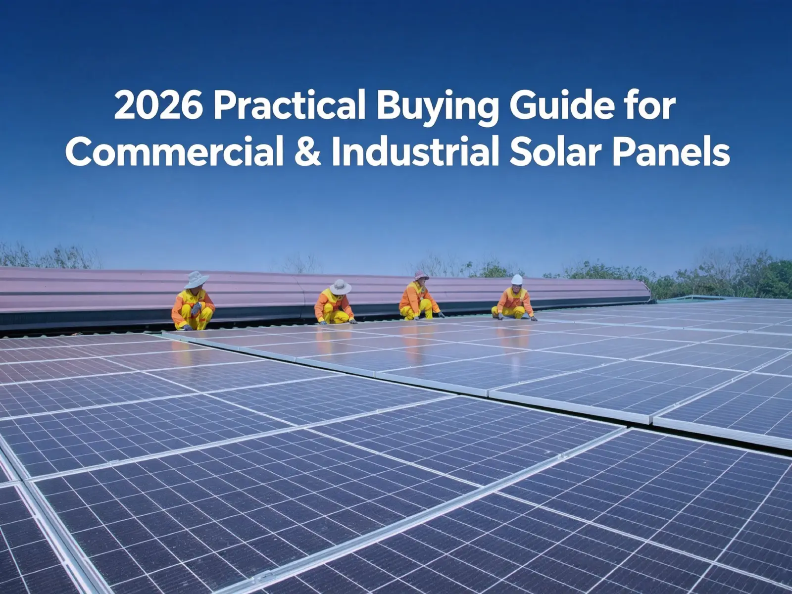 How to Select the Right Solar Panels for Your C&I Rooftop Project in 2026