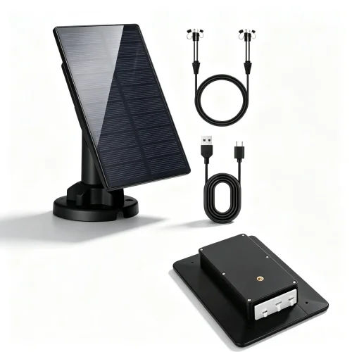 4W solar panel for security and hunting trail camera IP65 waterproof