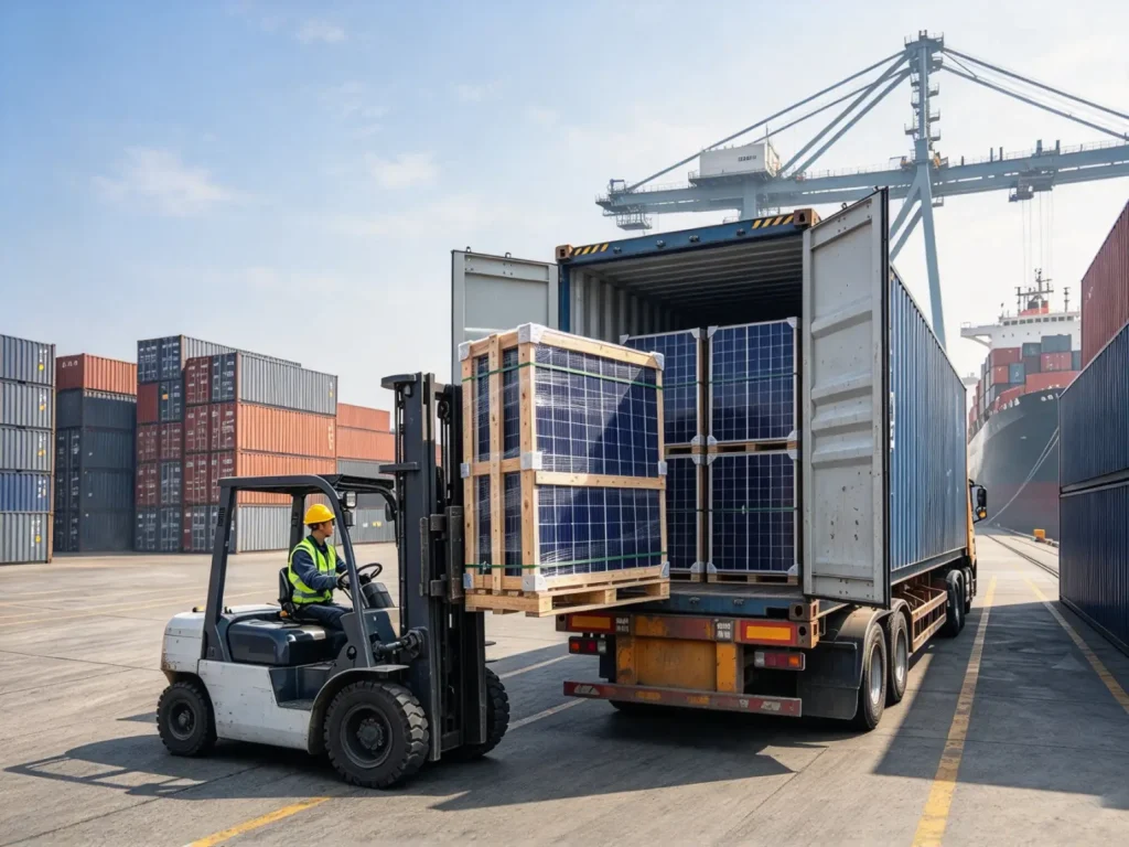 Master the compliance requirements for importing solar panels from China. Learn how to manage customs tariffs, verify TUV/UL certificates, and run EL testing.