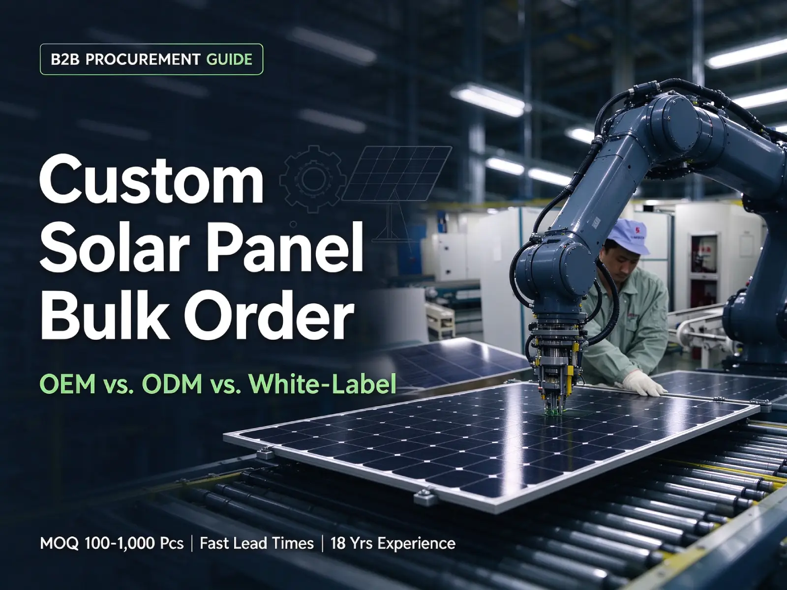Custom Solar Panel Bulk Order: How to Choose Between OEM, ODM, and White-Label