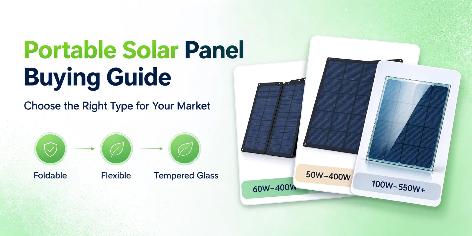 Foldable vs Flexible vs Tempered Glass Solar Panels